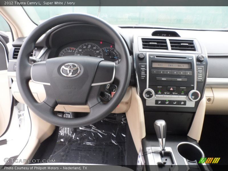 Super White / Ivory 2012 Toyota Camry L