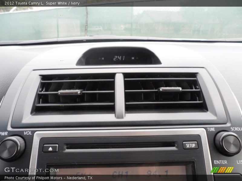 Super White / Ivory 2012 Toyota Camry L