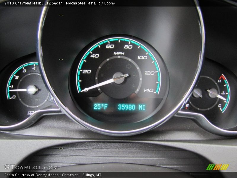Mocha Steel Metallic / Ebony 2010 Chevrolet Malibu LTZ Sedan