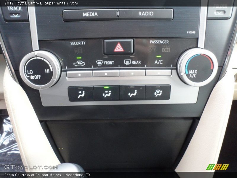 Super White / Ivory 2012 Toyota Camry L