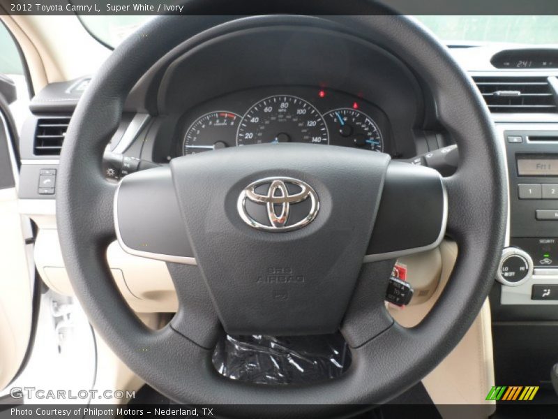 Super White / Ivory 2012 Toyota Camry L