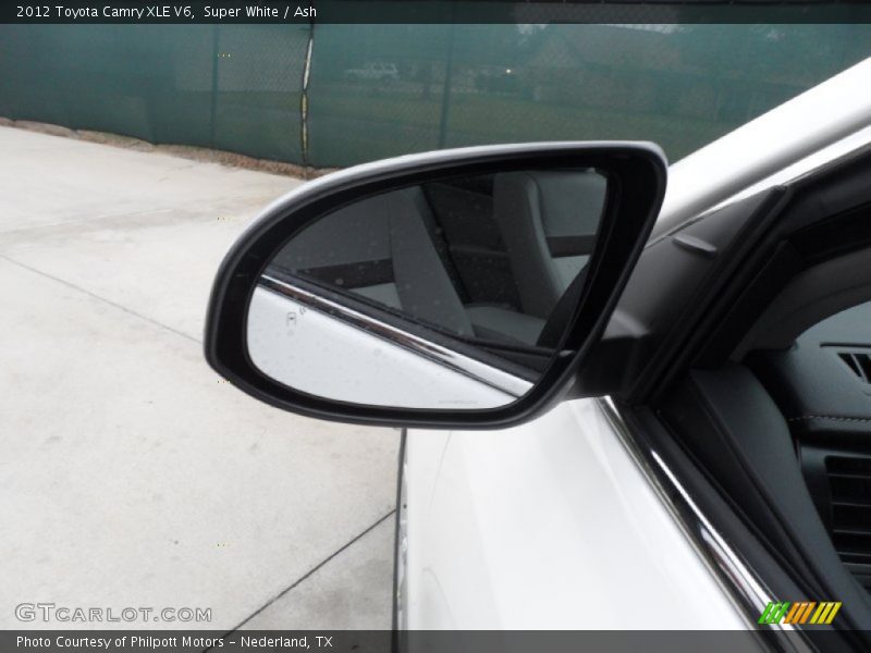 Super White / Ash 2012 Toyota Camry XLE V6