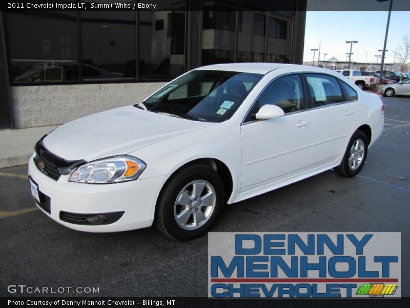 Summit White / Ebony 2011 Chevrolet Impala LT