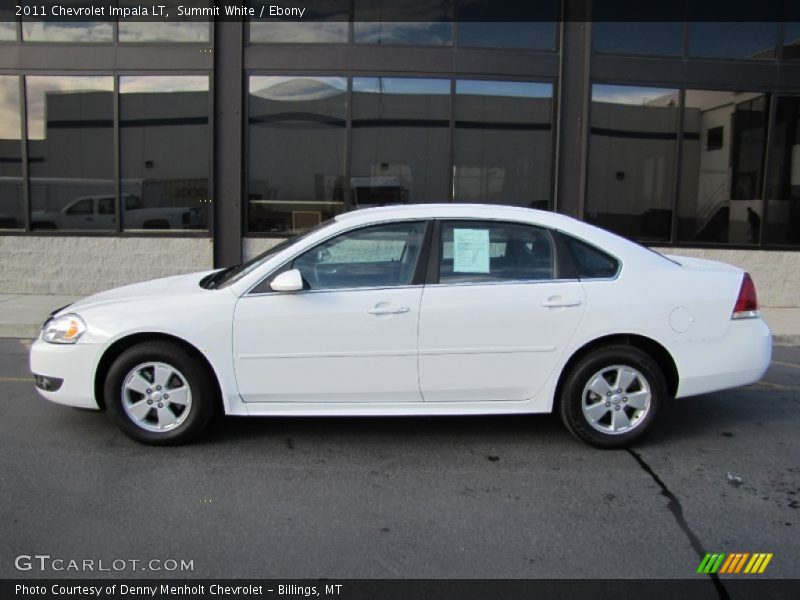 Summit White / Ebony 2011 Chevrolet Impala LT