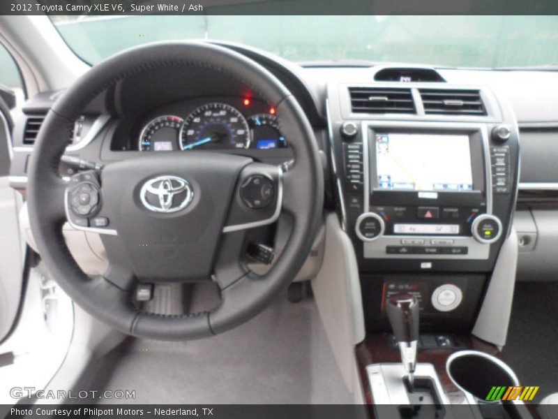 Super White / Ash 2012 Toyota Camry XLE V6