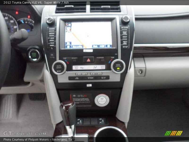 Super White / Ash 2012 Toyota Camry XLE V6
