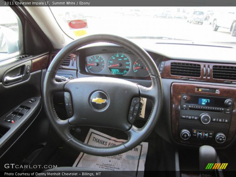 Summit White / Ebony 2011 Chevrolet Impala LT