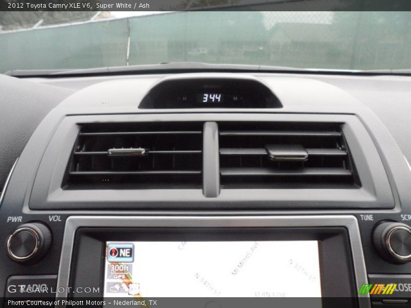 Super White / Ash 2012 Toyota Camry XLE V6