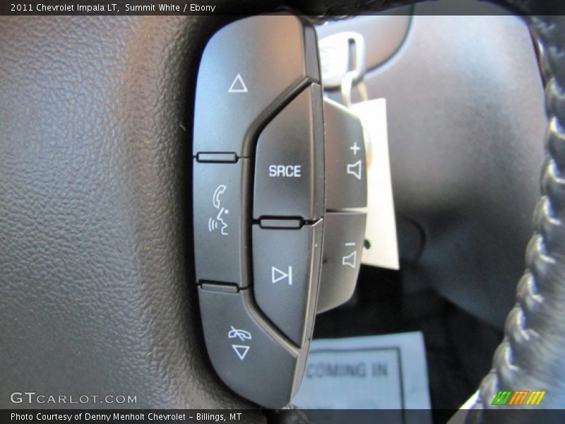 Summit White / Ebony 2011 Chevrolet Impala LT