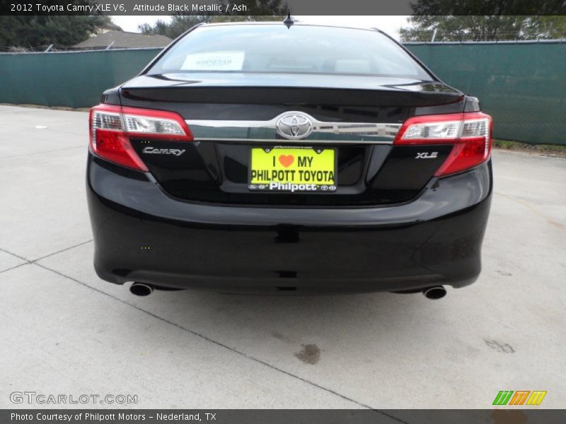 Attitude Black Metallic / Ash 2012 Toyota Camry XLE V6