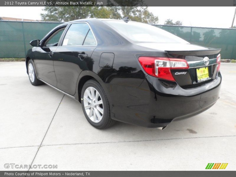 Attitude Black Metallic / Ash 2012 Toyota Camry XLE V6