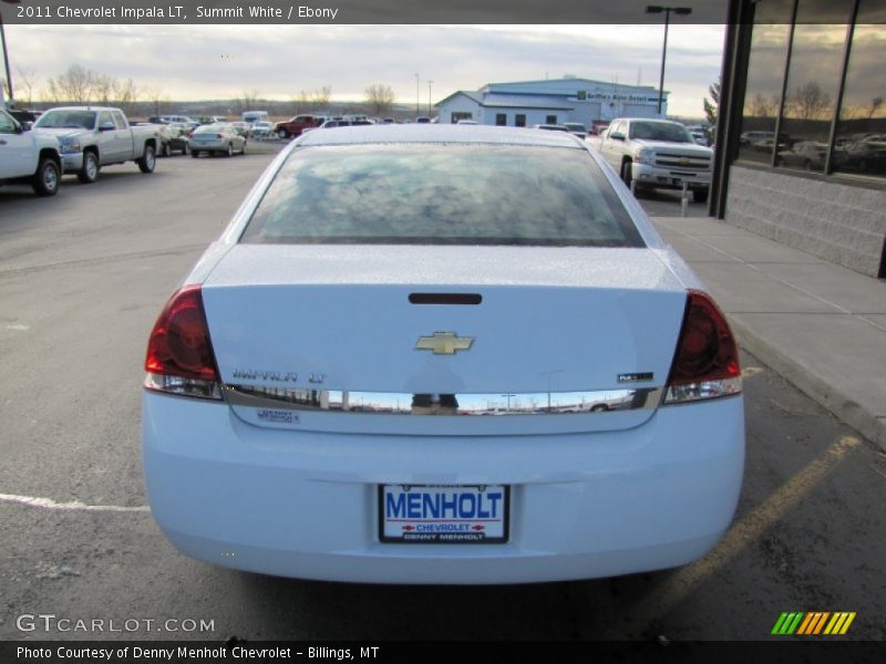 Summit White / Ebony 2011 Chevrolet Impala LT