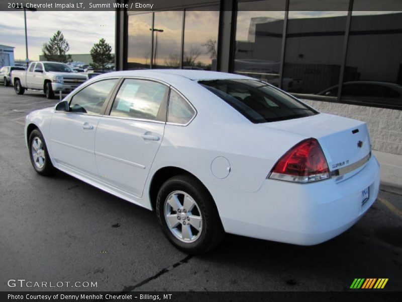 Summit White / Ebony 2011 Chevrolet Impala LT
