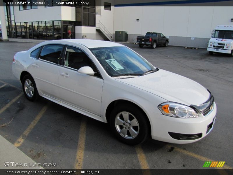 Summit White / Ebony 2011 Chevrolet Impala LT