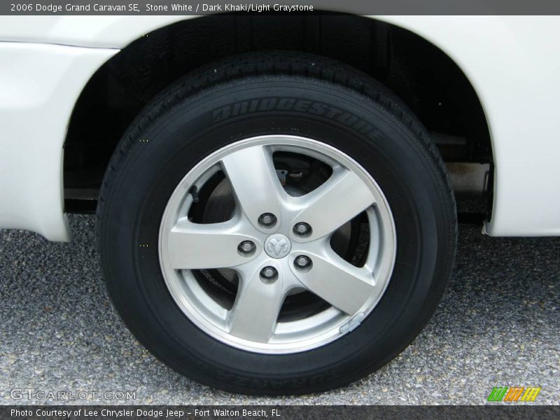 Stone White / Dark Khaki/Light Graystone 2006 Dodge Grand Caravan SE