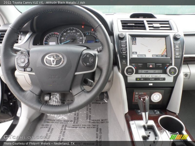 Dashboard of 2012 Camry XLE V6