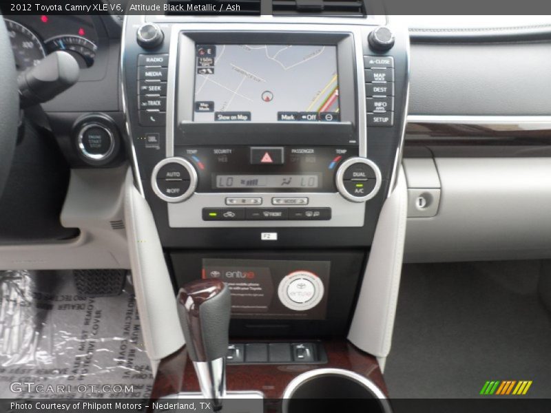 Dashboard of 2012 Camry XLE V6