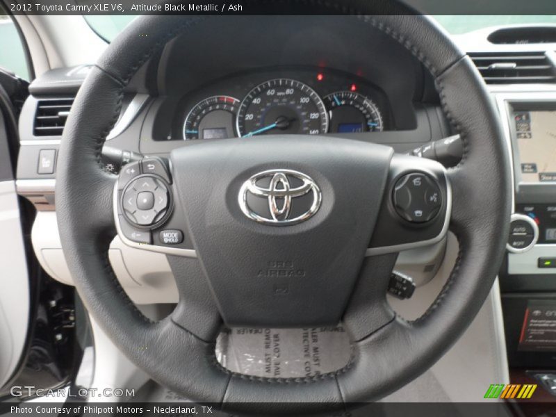 Attitude Black Metallic / Ash 2012 Toyota Camry XLE V6