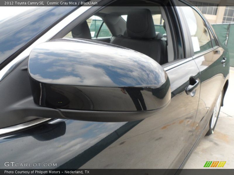 Cosmic Gray Mica / Black/Ash 2012 Toyota Camry SE