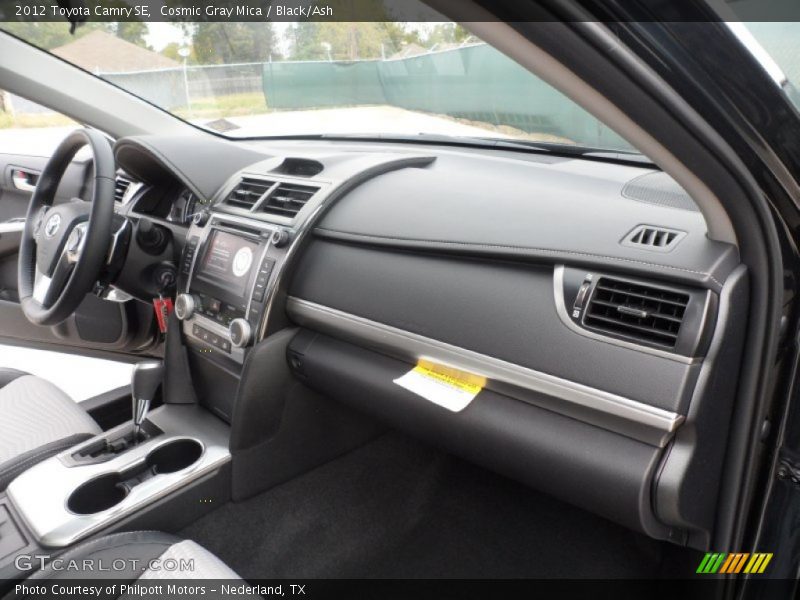 Cosmic Gray Mica / Black/Ash 2012 Toyota Camry SE