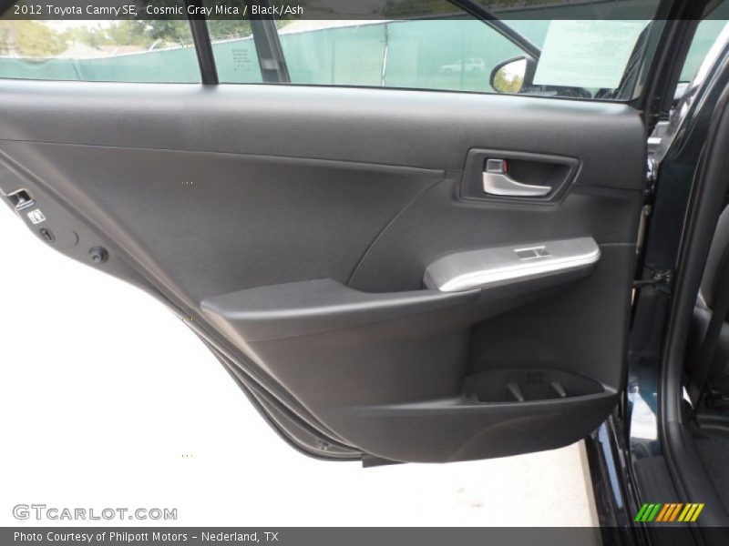 Cosmic Gray Mica / Black/Ash 2012 Toyota Camry SE