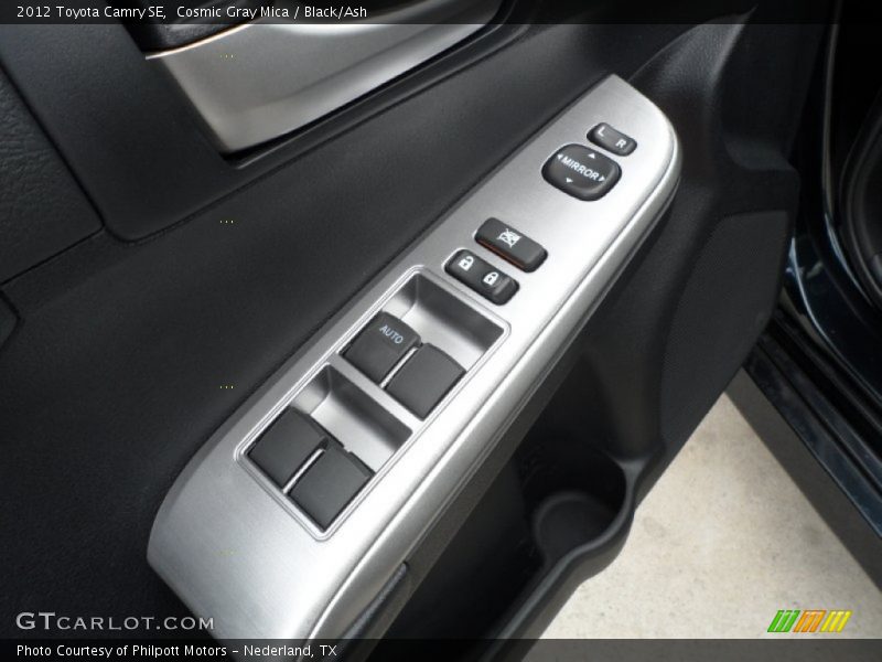 Cosmic Gray Mica / Black/Ash 2012 Toyota Camry SE