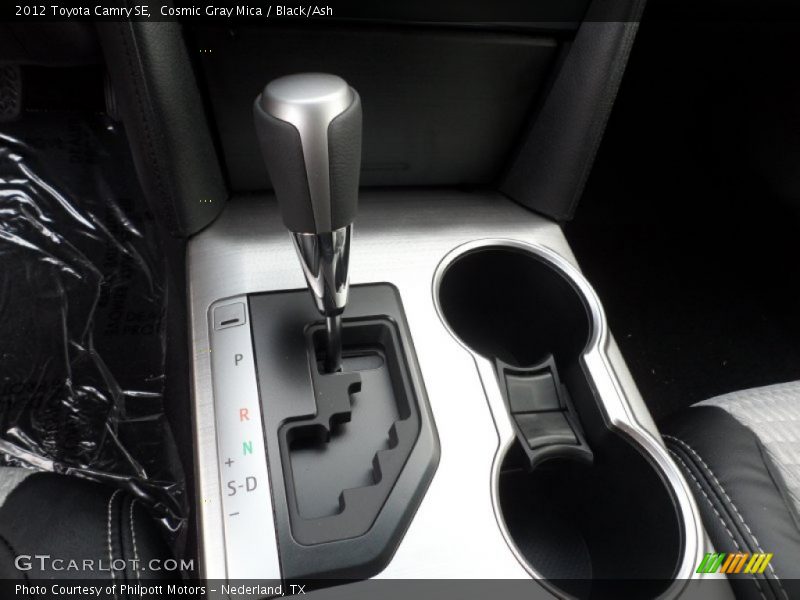 Cosmic Gray Mica / Black/Ash 2012 Toyota Camry SE