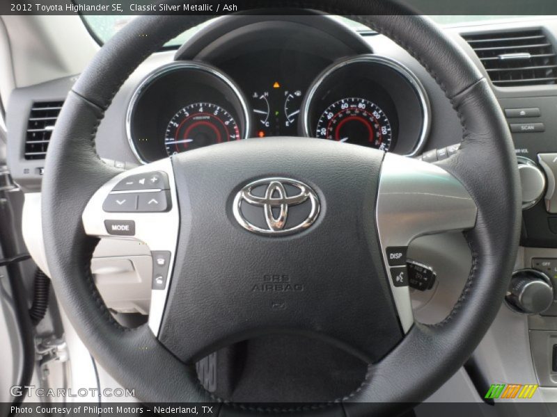  2012 Highlander SE Steering Wheel