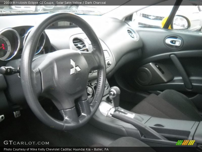 Solar Satin Yellow / Dark Charcoal 2009 Mitsubishi Eclipse GS Coupe
