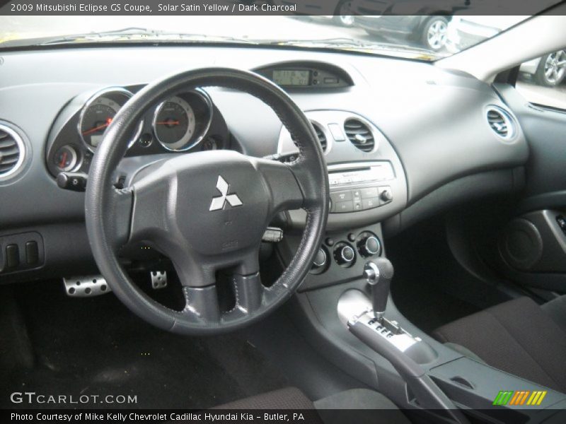 Solar Satin Yellow / Dark Charcoal 2009 Mitsubishi Eclipse GS Coupe