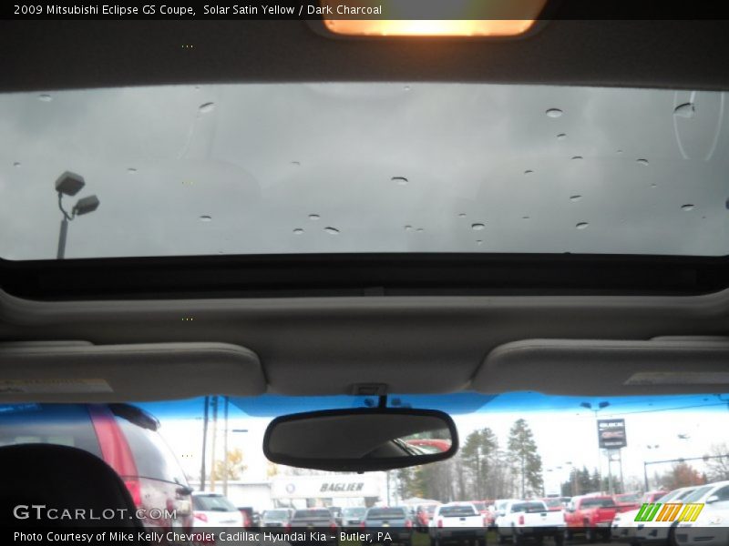 Solar Satin Yellow / Dark Charcoal 2009 Mitsubishi Eclipse GS Coupe