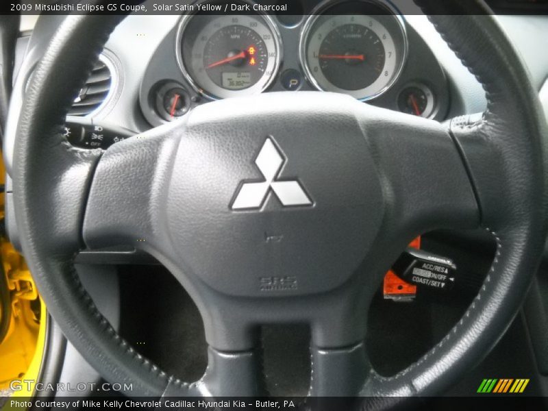 Solar Satin Yellow / Dark Charcoal 2009 Mitsubishi Eclipse GS Coupe