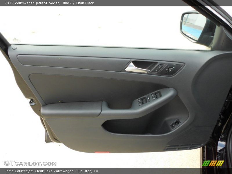 Black / Titan Black 2012 Volkswagen Jetta SE Sedan
