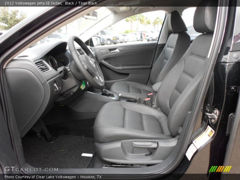 Black / Titan Black 2012 Volkswagen Jetta SE Sedan