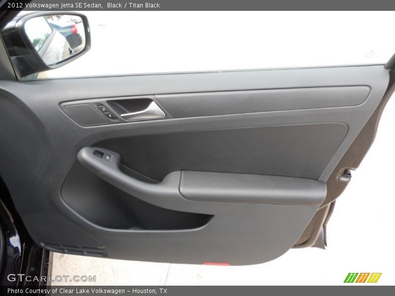 Black / Titan Black 2012 Volkswagen Jetta SE Sedan
