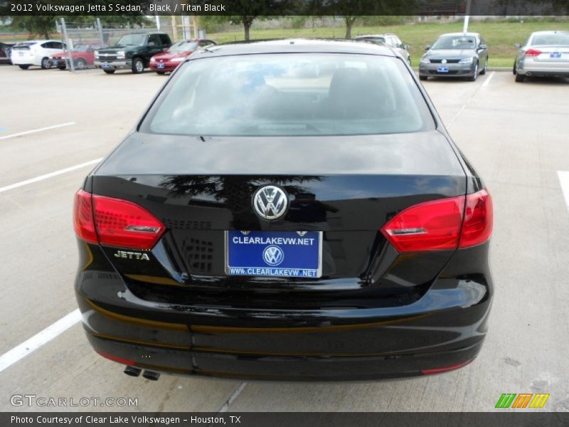 Black / Titan Black 2012 Volkswagen Jetta S Sedan