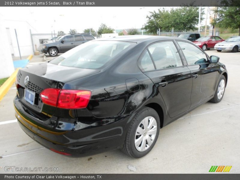 Black / Titan Black 2012 Volkswagen Jetta S Sedan