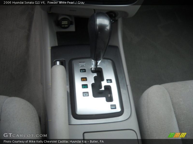 Powder White Pearl / Gray 2006 Hyundai Sonata GLS V6