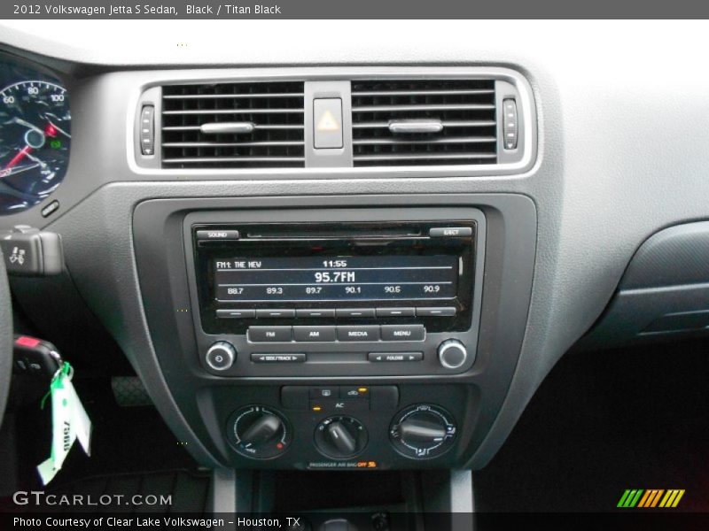 Black / Titan Black 2012 Volkswagen Jetta S Sedan