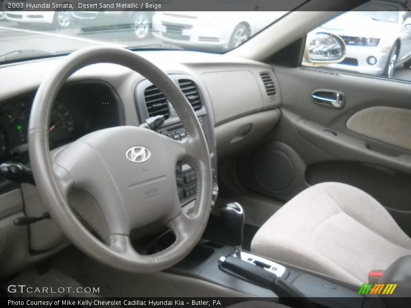 Desert Sand Metallic / Beige 2003 Hyundai Sonata