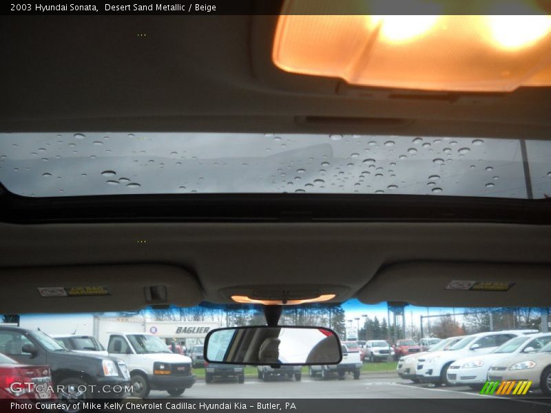 Desert Sand Metallic / Beige 2003 Hyundai Sonata