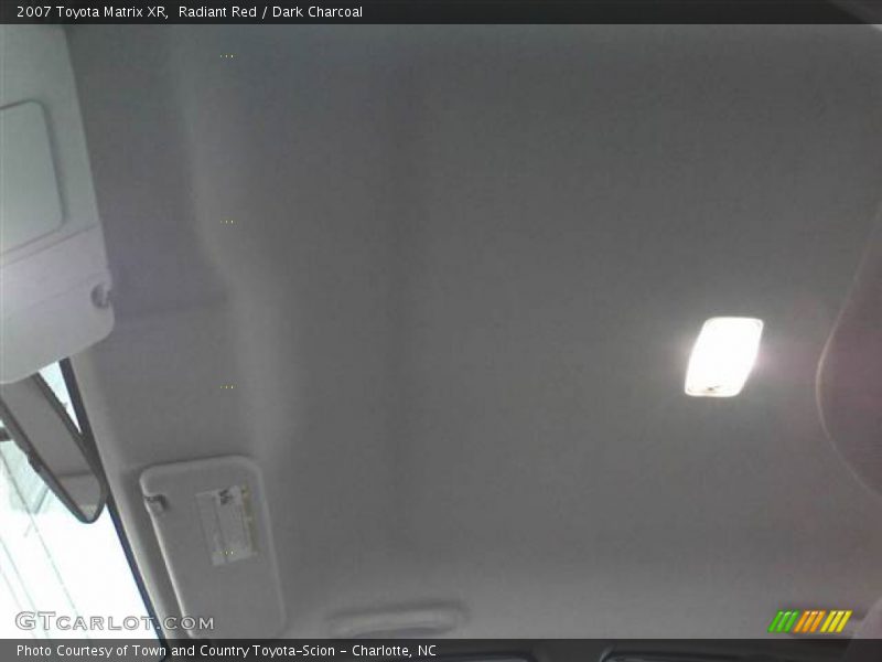 Radiant Red / Dark Charcoal 2007 Toyota Matrix XR