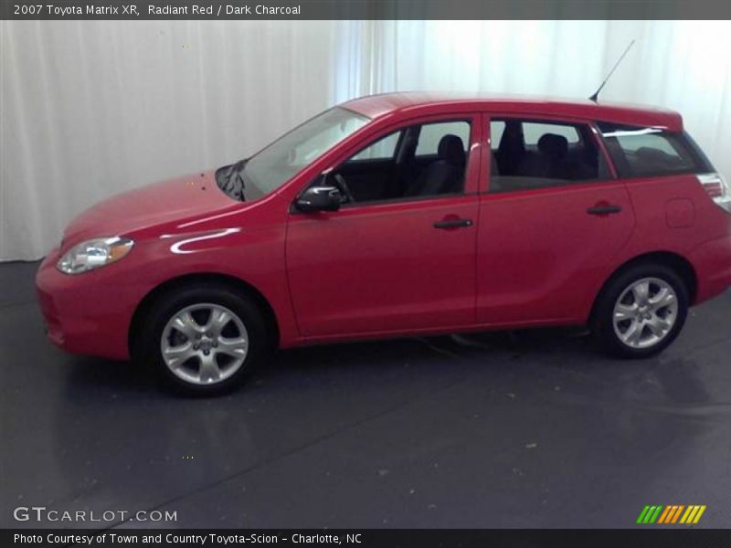 Radiant Red / Dark Charcoal 2007 Toyota Matrix XR