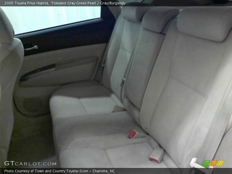 Tideland Gray Green Pearl / Gray/Burgundy 2005 Toyota Prius Hybrid