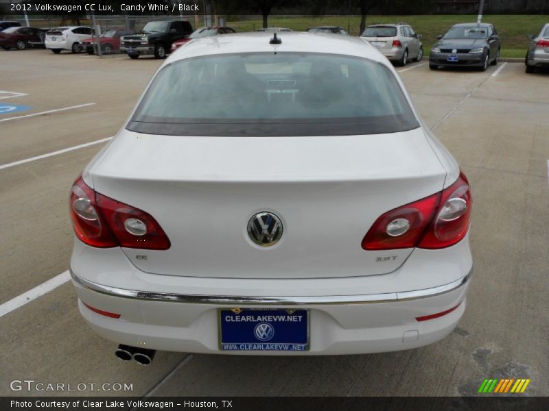 Candy White / Black 2012 Volkswagen CC Lux