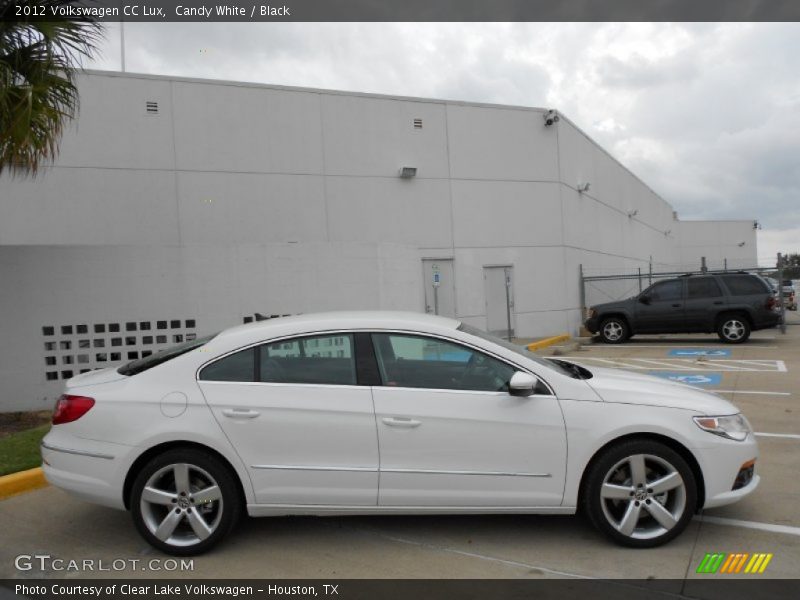 Candy White / Black 2012 Volkswagen CC Lux