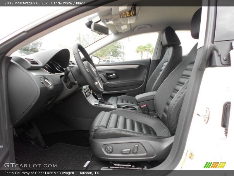 Candy White / Black 2012 Volkswagen CC Lux