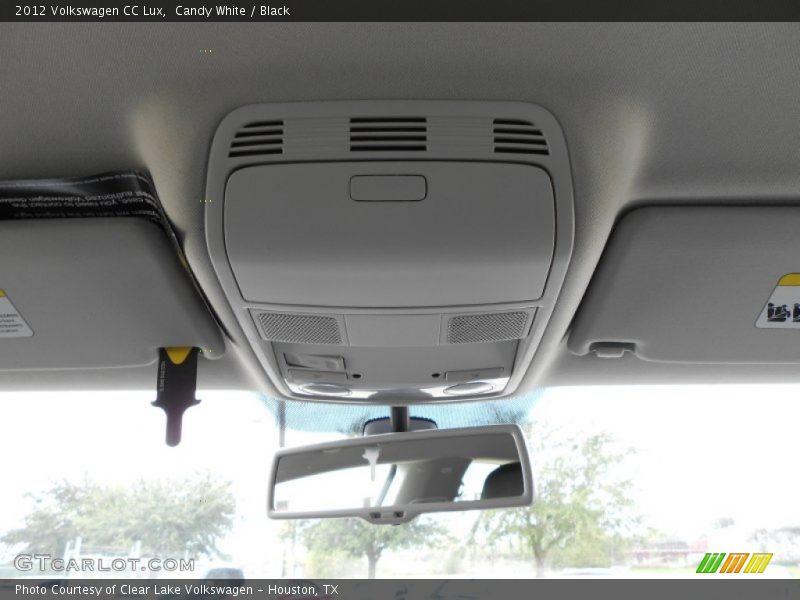 Candy White / Black 2012 Volkswagen CC Lux