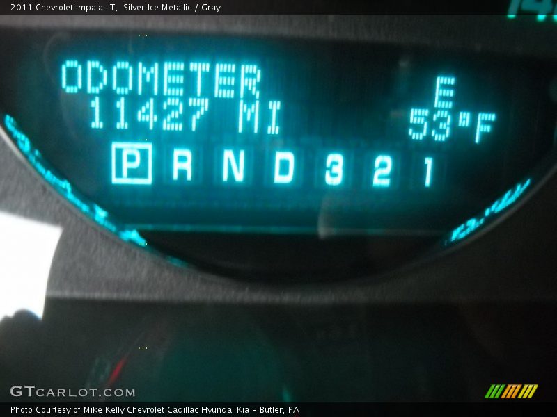 Silver Ice Metallic / Gray 2011 Chevrolet Impala LT