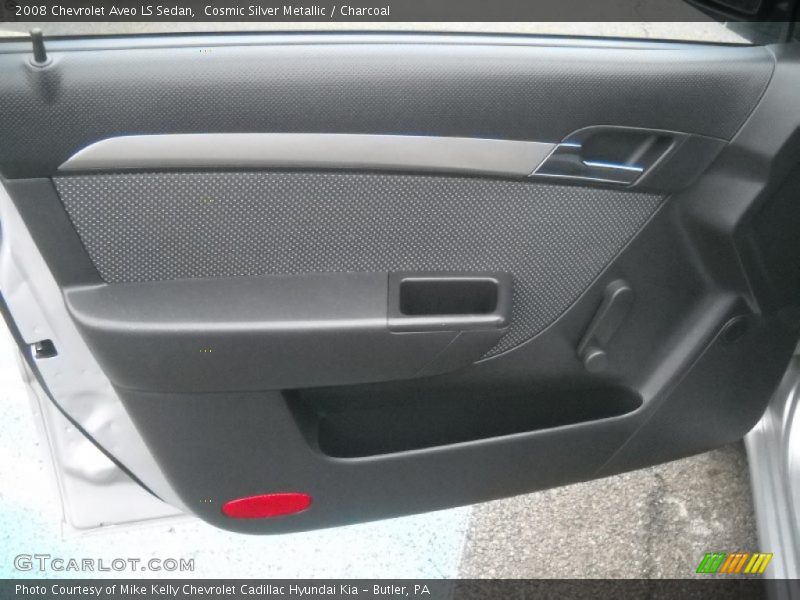 Cosmic Silver Metallic / Charcoal 2008 Chevrolet Aveo LS Sedan